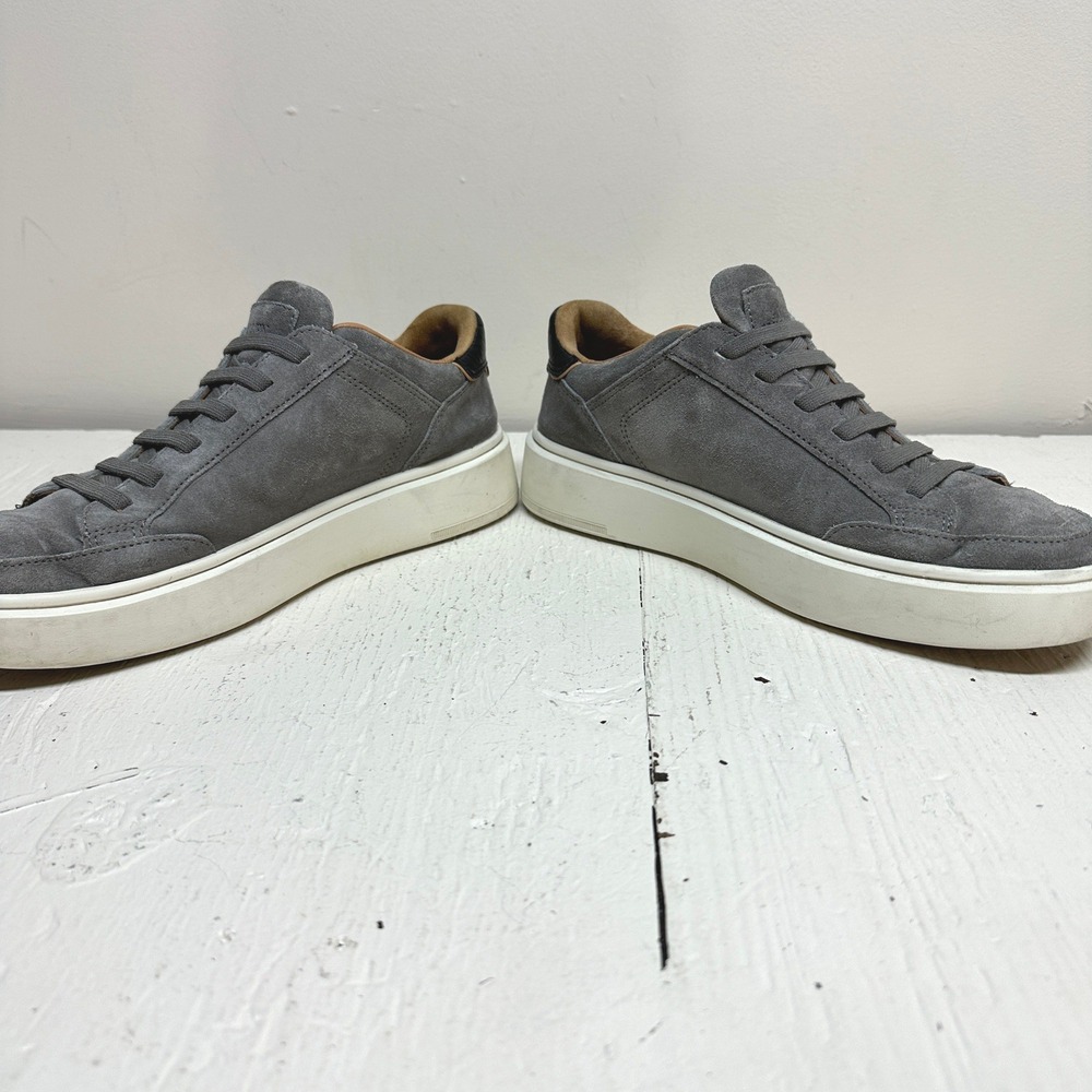 Allen Edmonds Oliver Men's Slip On Stretch Lace Grey Suede Sneakers 7 D‎ - Picture 10 of 11